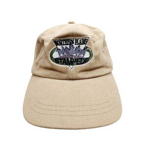 Northern Plains Stampede Hat tan brown buckle Strapback